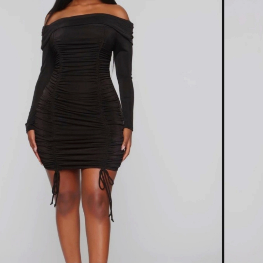 Mini off shoulder dress
